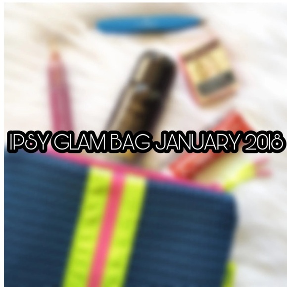 3/$10 Ipsy Glam Bag New January 2018 Game Face Navy Mesh Nautical Neon Makeup - Picture 8 of 10